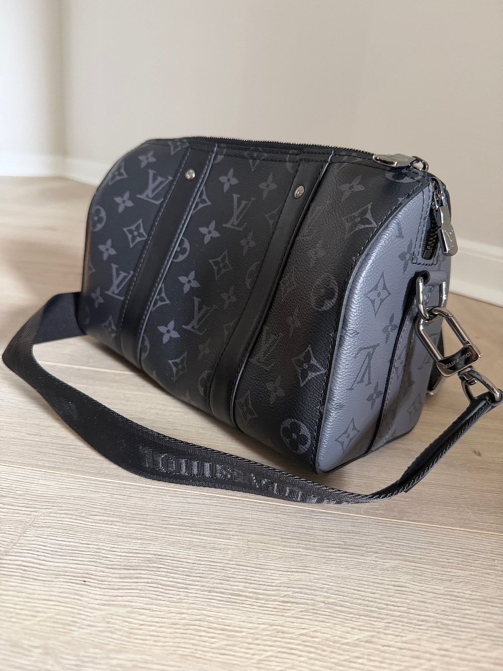 Louis Vuitton City Keepall Monogram Eclipse Bag